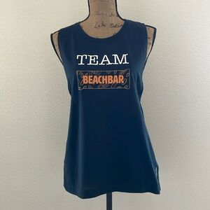 beachbody split back tank top